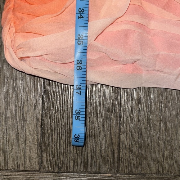 Erin Fetherston Valarie Orange Ombre Silk Mini Dress - Picture 9 of 9